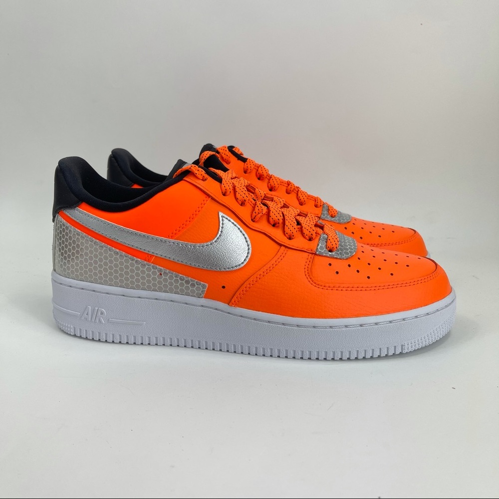 Nike Air Force 1 '07 LV8 3M Low Total Orange Mens - Picture 1 of 12